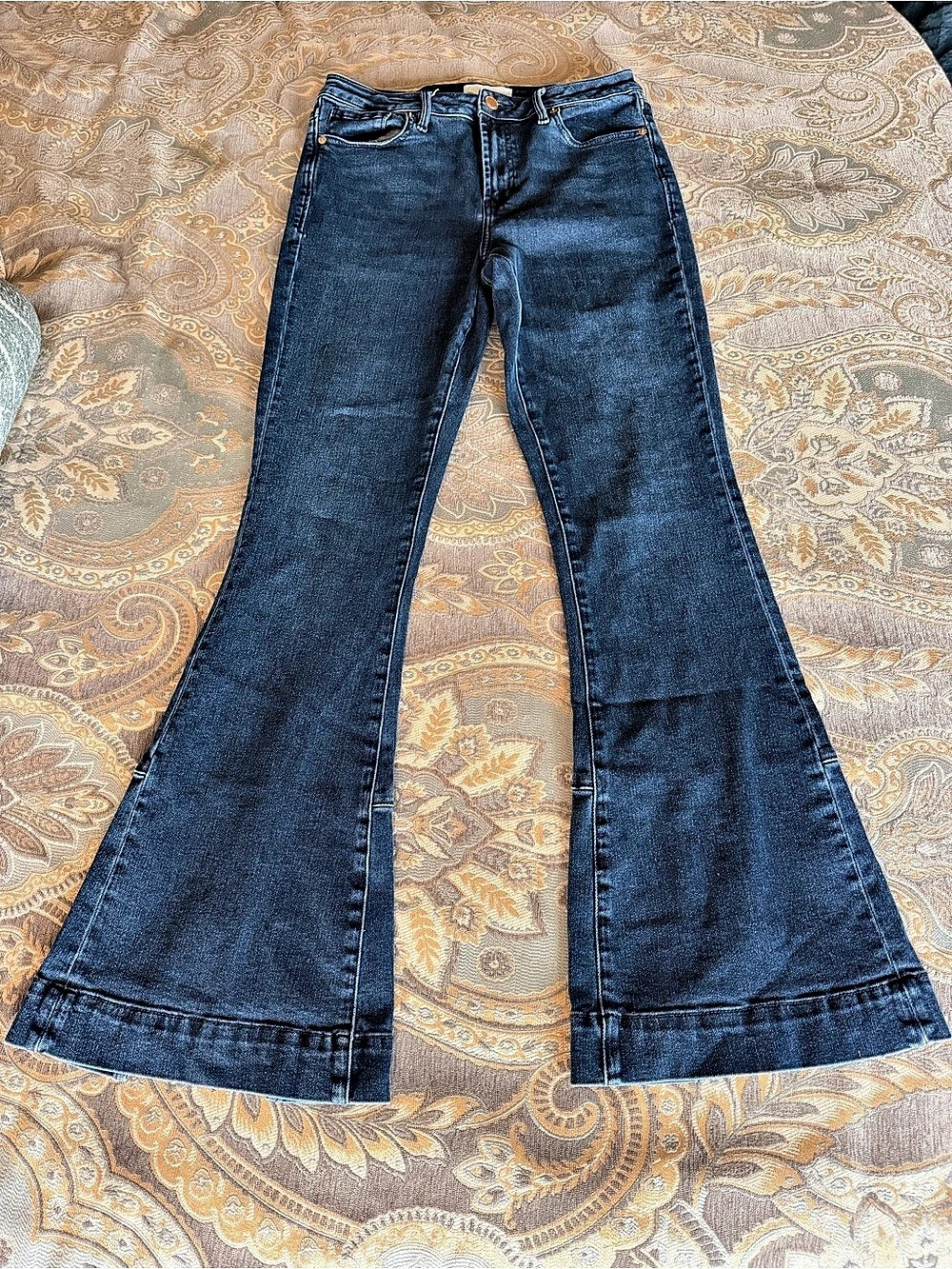 Dear John Flare Jeans with split hem
